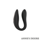ANNE'S DESIRE DUAL PLEASURE WIRELESS TECHNOLOGY WATCHME BLACK/GOLD