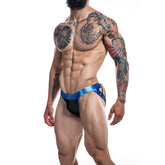 CUT4MEN - JOCKSTRAP DESIRE IN PELLE BLU