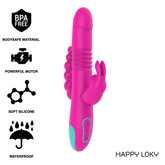 TRIPLA STIMOLAZIONE HAPPY LOKY DONALD: COMPATIBILE CON LA TECNOLOGIA WIRELESS ANALE, G-SPOT E CLITORIDEA WATCHME
