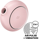SATISFYER PRO TO GO 3 DOUBLE AIR PULSE STIMULATOR & VIBRATOR - PINK