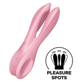 SATISFYER THREESOME 1 VIBRATORE - ROSA
