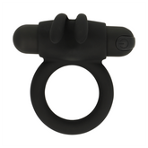BLACK&SILVER AGRON COCK RING