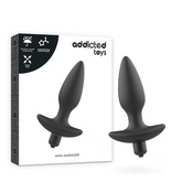 ADDICTED TOYS MASSAGGIATORE PLUG ANALE CON VIBRAZIONE NERO