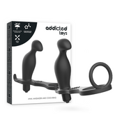 PLUG ANALE DI GIOCATTOLI addicted CON ANELLO IN SILICONE NERO
