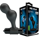 MR PLAY - PLUG ANALE VIBRANTE IN SILICONE NERO