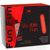 INTT - KIT DOPPIO DIVERTIMENTO CON BULLET VIBRANTE E GEL DA MASSAGGIO ALLA FRAGOLA