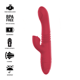INTENSE - VIBRATORE MULTIFUNZIONE RICARICABILE UP & DOWN CON LINGUA ROSSA