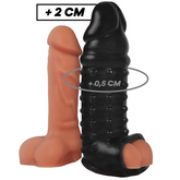 ESTENSIONE DEL PENE VIRILXL MANICOTTO EXTRA COMFORT V11 NERO