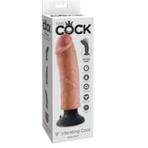 KING COCK 20,32 CM VIBRANTE CARNE DI CAZZO