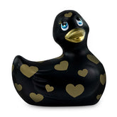 I RUB MY DUCKIE 2.0 ROMANCE - MASSAGGIATORE ROMANTICO E VIBRANTE - NERO E ORO