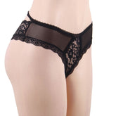 MUTANDINE IN PIZZO FLOREALE LINGERIE QUEEN S / M