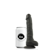 COCK MILLER SILICONE DENSITY COCKSIL ARTICOLABILE NERO 18 CM
