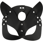 COQUETTE CHIC DESIRE MASCHERA IN PELLE VEGANA CON ORECCHIE DI GATTO