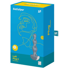 VIBRATORE SATISFYER LOLLI PLUG 2 PLUG - GRIGIO