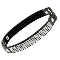 COQUETTE CHIC DESIRE CHOKER ARTIGIANALE IN PELLE VEGAN - CUORE