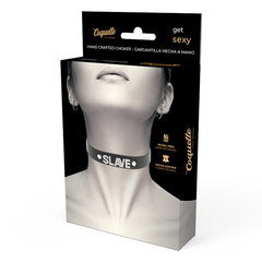 COQUETTE CHIC DESIRE CHOKER IN PELLE VEGAN - SLAVE