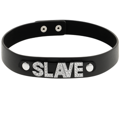 COQUETTE CHIC DESIRE CHOKER IN PELLE VEGAN - SLAVE