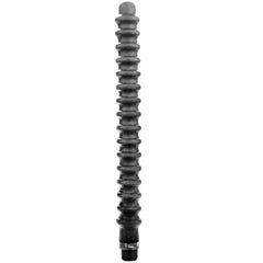 ALL BLACK - DOCCIA ANALE IN SILICONE MEGA RIPPLE 28,5 CM