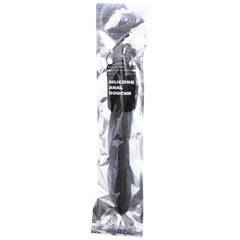 ALL BLACK - DOCCIA ANALE IN SILICONE MEGA RIPPLE 28,5 CM