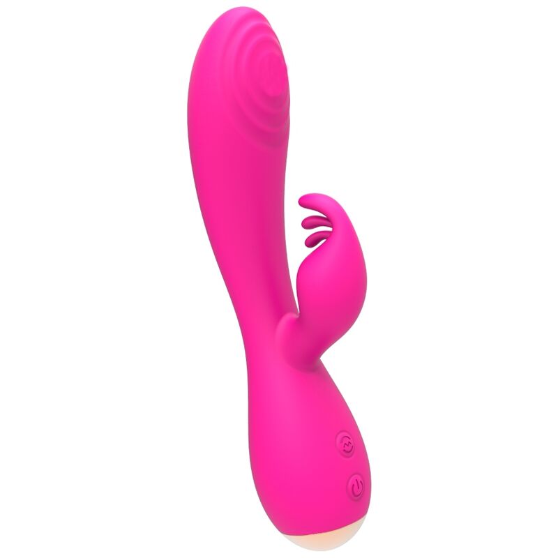 NALONE MAGIC STICK VIBRATORE RABBIT TRIPLE TESTE STIMOLANTI - ROSA