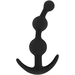 TAPPO ANALE CURVO IN SILICONE OHMAMA 13 CM