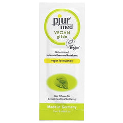 PJUR MED VEGAN GLIDE LUBRIFICANTE A BASE ACQUA 2 ML