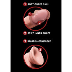 KING COCK PLUS 3D COCK SWINGING BALLS 20,3 CM