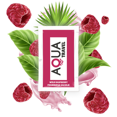 AQUA TRAVEL LUBRIFICANTE A BASE ACQUA AL GUSTO DI LAMPONE SELVATICO - 6 ML