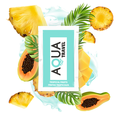 AQUA TRAVEL LUBRIFICANTE A BASE ACQUOSA GUSTO FRUTTI TROPICALI - 6 ML