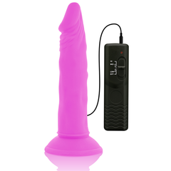 DIVERSIA DILDO VIBRANTE FLESSIBILE 23 CM - VIOLA