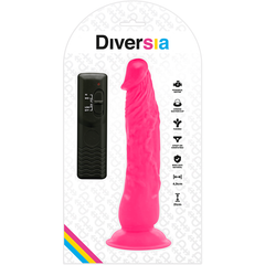 DIVERSIA DILDO VIBRANTE FLESSIBILE 21 CM - ROSA