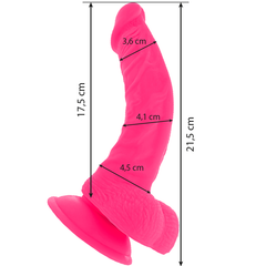 DIVERSIA DILDO VIBRANTE FLESSIBILE 21,5 CM - VIOLA