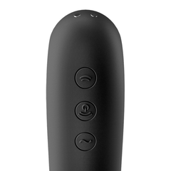 SATISFYER DUAL KISS CLIT STIMOLANTE - NERO