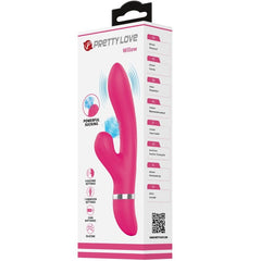 VIBRATORE PER CONIGLI ASPIRAZIONE GRAZIOSO AMORE WILLOW