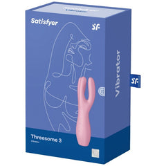 VIBRATORE SATISFYER THREESOME 3 - ROSA