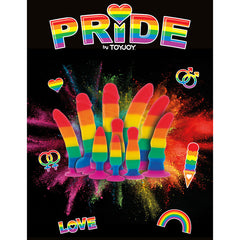 PRIDE - DILDO BANDIERA LGBT 19 CM