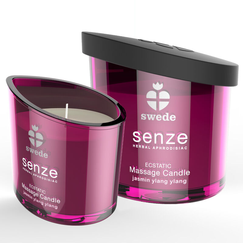 CANDELA DA MASSAGGIO ESTATICO SWEEDE SENZE - GELSOMINO, YLANG YLANG