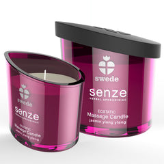 CANDELA DA MASSAGGIO ESTATICO SWEEDE SENZE - GELSOMINO, YLANG YLANG