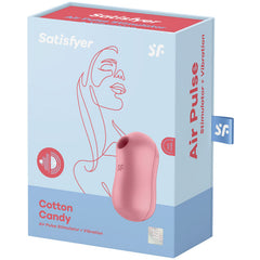 STIMOLATORE E VIBRATORE SATISFYER PER CARAMELLE DI COTONE - ROSA