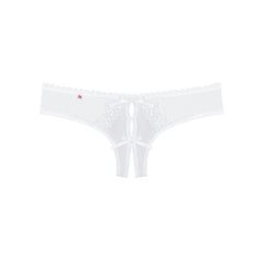 OBSESSIVE - ALABASTRA THONG CROTCHLESS WHITE