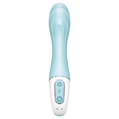 SATISFYER AIR PUMP VIBRATOR 5+ INFLATABLE G-SPOT VIBRATOR APP - BLUE