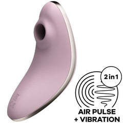 SATISFYER VULVA LOVER 1 STIMOLATORE DI IMPULSI D'ARIA E VIBRATORE - VIOLA