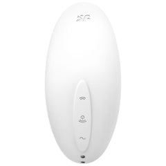 SATISFYER VULVA LOVER 2 STIMOLATORE DI IMPULSI D'ARIA E VIBRATORE - BIANCO