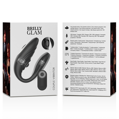 BRILLY GLAM COUPLE PULSING & VIBRATING REMOTE CONTROL