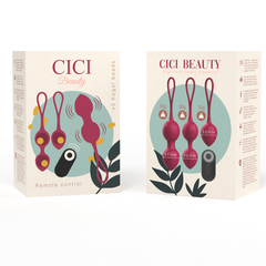 CICI BEAUTY PREMIUM SILICONE 3 PERLINE VIBRANTI KEGEL TELECOMANDO