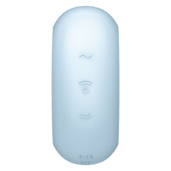 SATISFYER PRO TO GO 3 DOUBLE AIR PULSE STIMULATOR & VIBRATOR - BLUE
