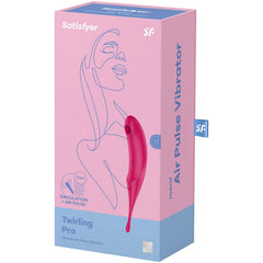 STIMOLATORE E VIBRATORE SATISFYER TWIRLING PRO AIR PULSE - ROSSO
