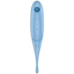 STIMOLATORE E VIBRATORE SATISFYER TWIRLING PRO AIR PULSE - BLU