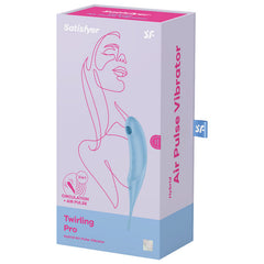 STIMOLATORE E VIBRATORE SATISFYER TWIRLING PRO AIR PULSE - BLU