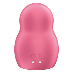 SATISFYER PRO TO GO 1 DOPPIO STIMOLATORE DI IMPULSI D'ARIA E VIBRATORE - ROSSO